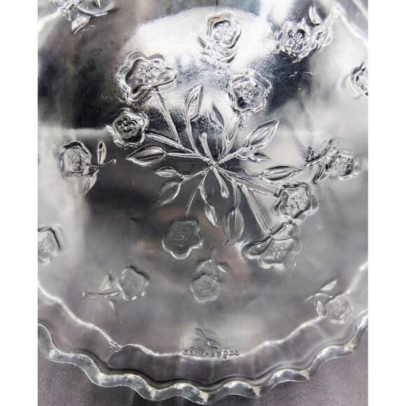 Quiche Pie Plate Anchor Hocking Vintage 10" Glass Dish Pattern Scalloped Edge - Picture 13 of 16